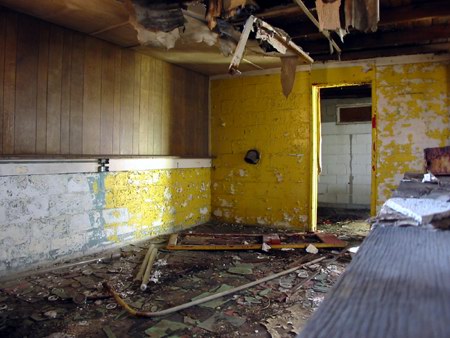 Albion Drive-In Theatre - Concession Counter - Photo From Water Winter Wonderland (newer photo)